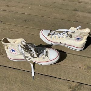 White High Top Converse
